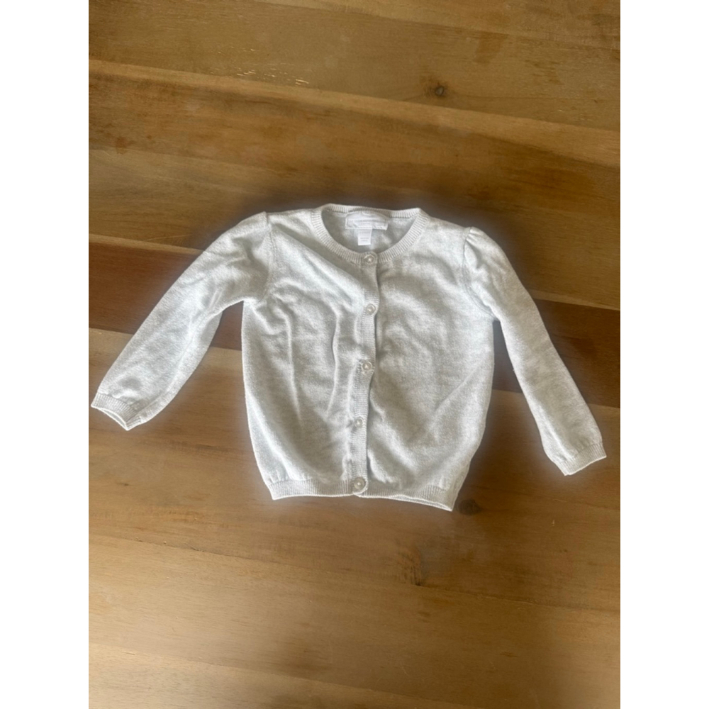 The Little White Company Gray Sweater 9 12 Months